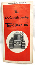 1931 McCormick Deering Trac Tractor Pocket Sales Brochure