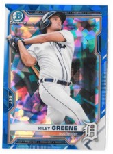 2021 Bowman Sapphire Edition - Chrome Prospects Riley Greene #BCP-4
