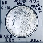1901 O BU GEM MORGAN SILVER DOLLAR UNC MS+++ U.S. MINT RARE COIN 8821