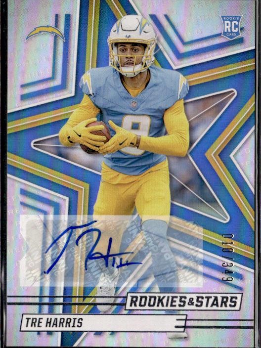2025 Panini Rookies & Stars #187 Tre Harris Rookie Signatures Preferred #/349