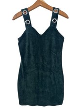 Wild Fable Mini Dress Sz S Emerald Green Ribbed Knit Stretch Sheath Flirty NEW