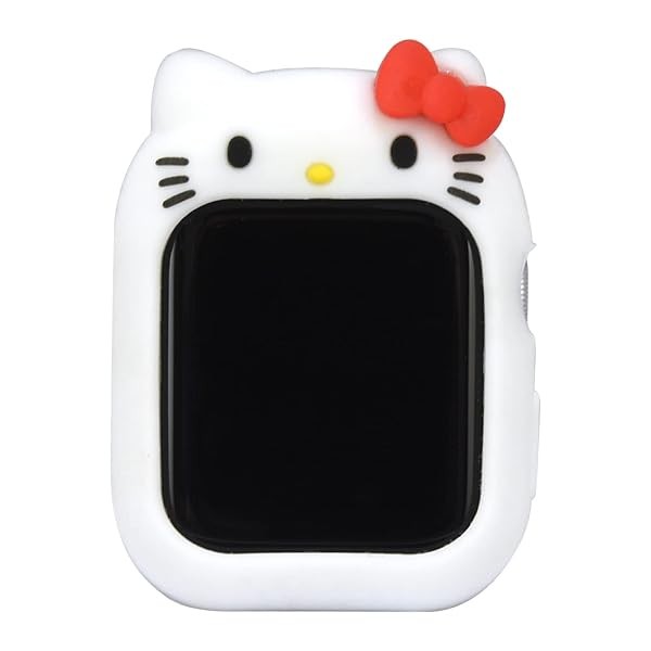 Gourmandise Sanrio Characters Hello Kitty Silicone Case for Apple Watch 41/4 FS
