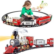 Weihnachtszug Spielzeug Set Eisenbahn Kinder Geschenk Schienen