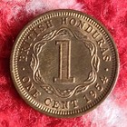 1954 British Honduras 1 Cent  — photo 1
