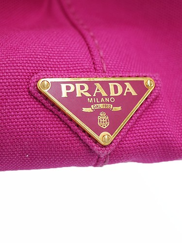 Prada Canapa 2way Top Handle Crossbody Tote Convertible Tote Bag - Picture 5 of 9