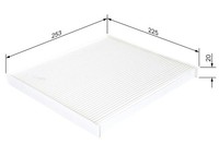 Bosch 1 987 432 269 Filter, Innenraumluft For Hyundai KIA