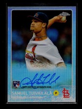 2015 Topps Chrome - Rookie Autographs Sam Tuivailala #AR-ST Refractor /499