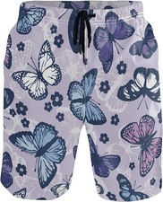Men Hawaiian Shorts Funny Fashion Style Beach Swim
