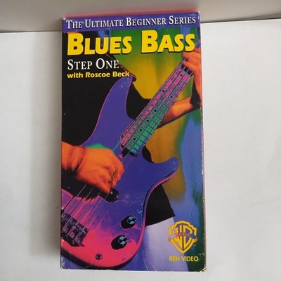 Blues Bass Step One With Roscoe Beck VHS tape Ships Same Day With Tracking