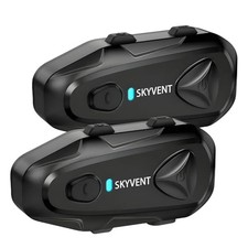 Motorcycle Bluetooth Communication System Headset Intercom, 4 Riders 1500m Q4