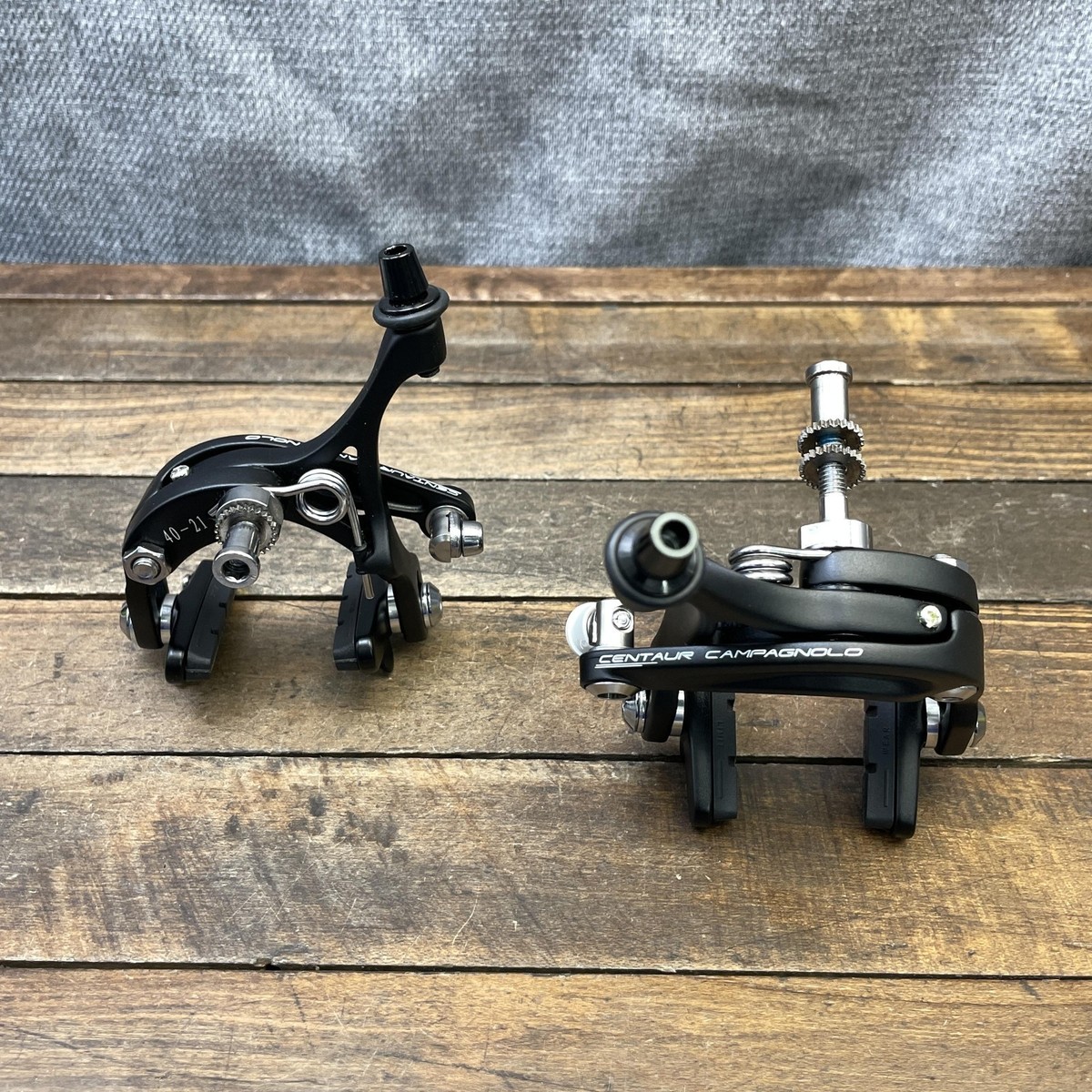 Campagnolo Centaur Caliper Brakes Set Black Dual Pivot Road F/R