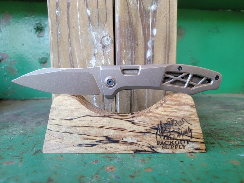 Navaja de bolsillo plegable asistida por resorte Kershaw KS3475 Boilermaker bronce Foto 2 de 4