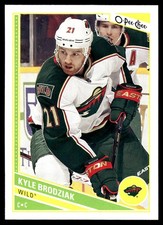 2013-14 O-Pee-Chee #193 Kyle Brodziak Minnesota Wild Hockey Card