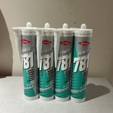 4x Dowsil 781 Multipurpose Silicone Sealants 310ml white 
