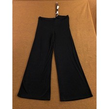 Fashion Nova Womens 1X Black Strappy Wide Leg Pants New