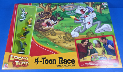 Looney Tunes 4-Tune Race Game Mattel 2003