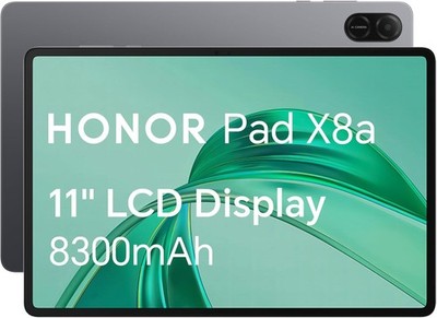Honor Pad X8a 11'' 4GB RAM 64GB ROM Snapdragon 680 4G MagicOS 4+64GB, grau 