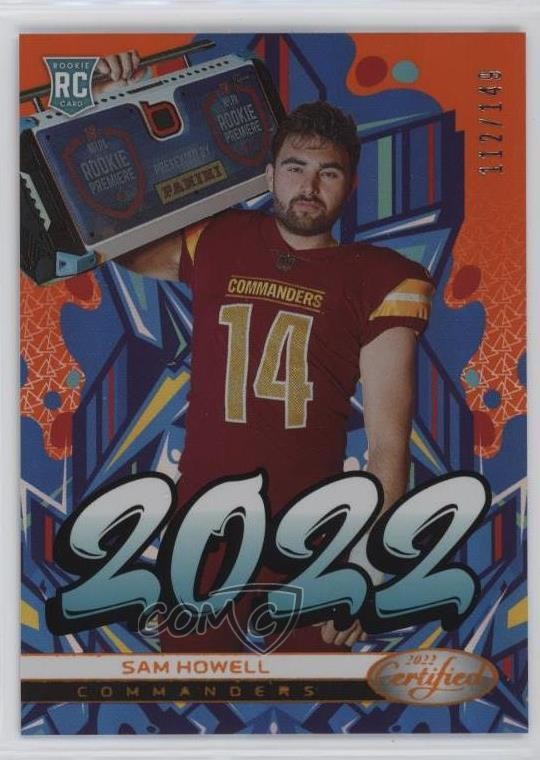 2022 Certified 2022 Mirror Orange 112/149 Sam Howell #2022-4 o8g