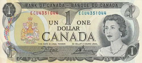 Canada 1973 $1.00 ECU