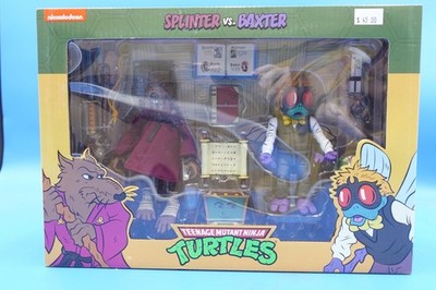 2020 NECA TMNT Splinter & Baxter Action Figures NEW MISB