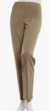 NEW Nine West Slim Ankle Dress Pants Women's 12 Tan 