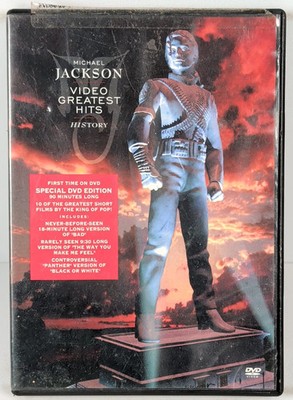 Michael Jackson Video Greatest Hits History (1995) DVD Free Shipping