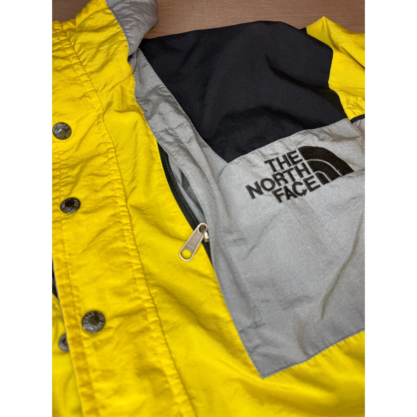 Vintage North Face Steep Tech Scot Schmidt Ski Jacket Pullover Medium Yellow image 4