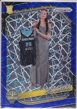 2025 Panini Prizm WNBA Blue Velocity Prizm #85 Ajsa Sivka Chicago Sky Rookie