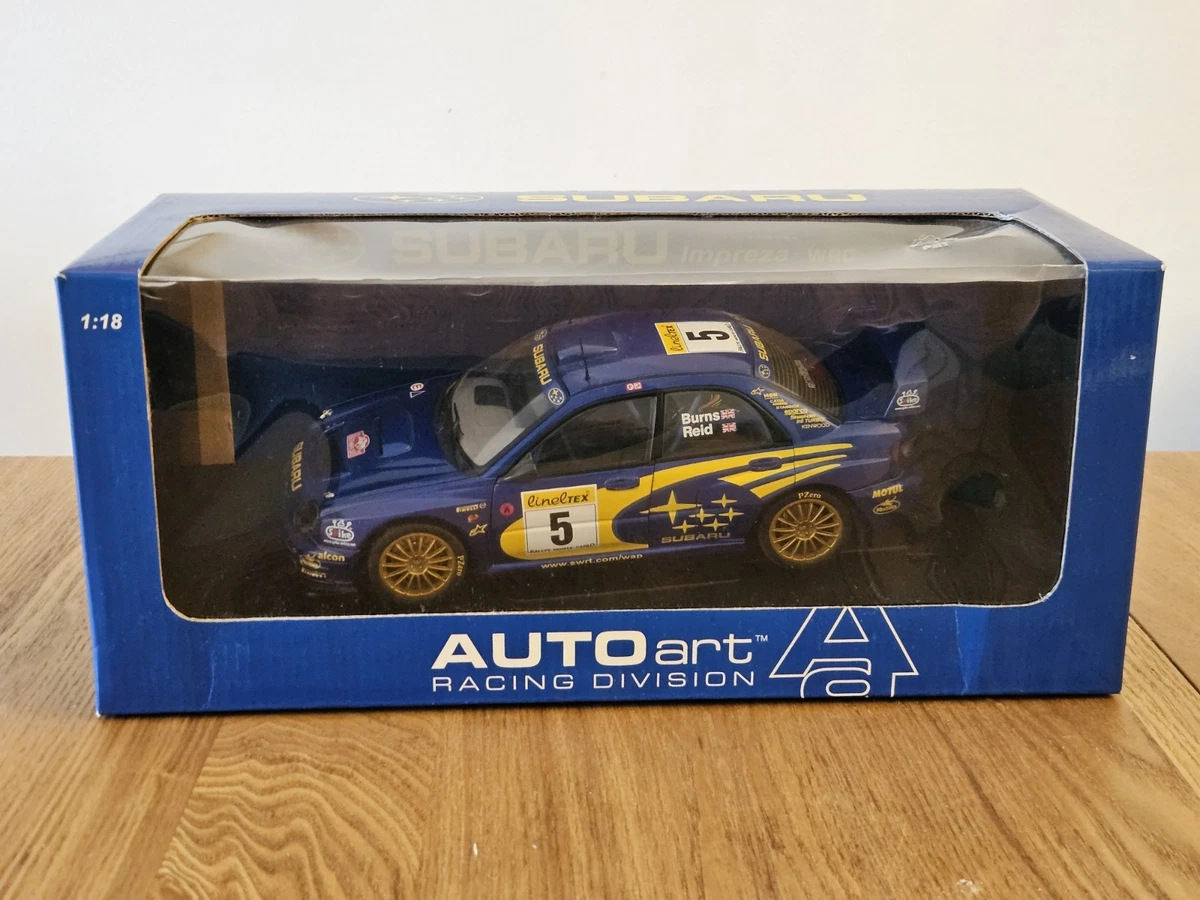 Miniatures montées - Subaru Impreza WRX STI noire 1/24 Welly