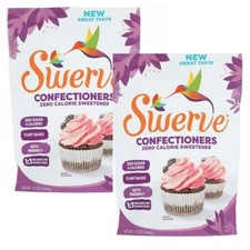 Swerve Sugar Replacement 2 CONFECTIONERS Plant Based 0 Calorie Sweetener 12 Oz.