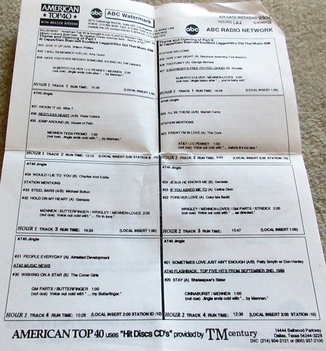 AMERICAN TOP 40 Shadoe Stevens 4 CDs September 5 & 6 1992 Show #36 VERY RARE $$$ - Picture 4 of 5