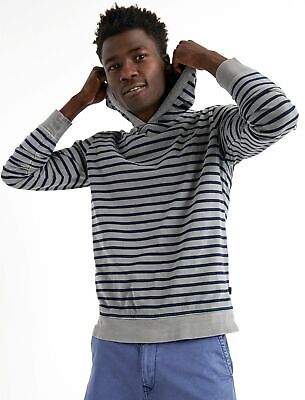 Lucky Brand Mens Striped Popover Hoodie 