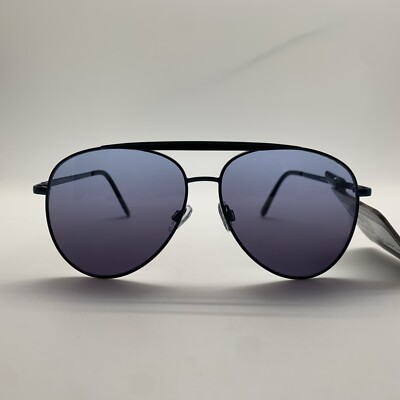 FOSTER GRANT SURGE Sunglasses MSN21SG17 Aviator Black /Blue Metal  Frame