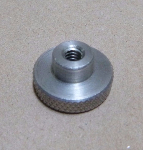 CARR LANE CL16514 UNIVERSAL KNURLED KNOB 1/420 x 1/2" , 1" DIAMETER