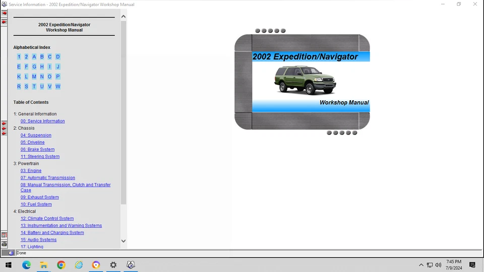 Ford Mustang 1996 1997 1998 1999 manual de reparación de servicio CD Foto 4 de 4