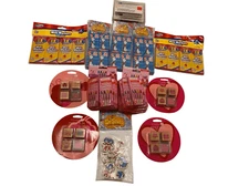 Lot Of Craft Supplies Stamps Mini Markers Crayons Erasers School Crafts