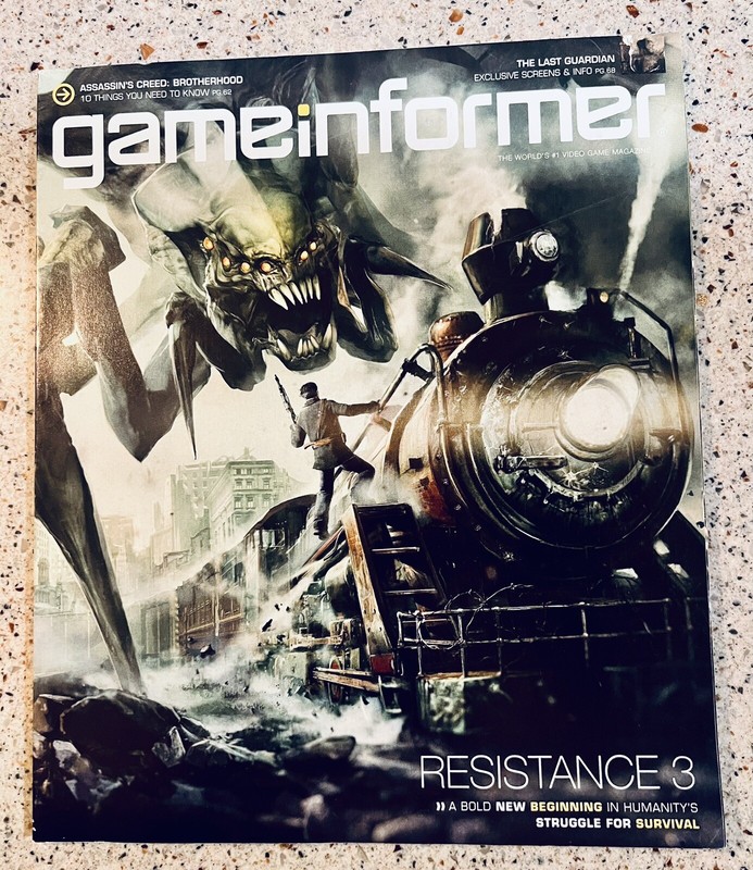 Game Informer Magazine Issue #211 November 2010 Resistance 3 Gaming Collectible