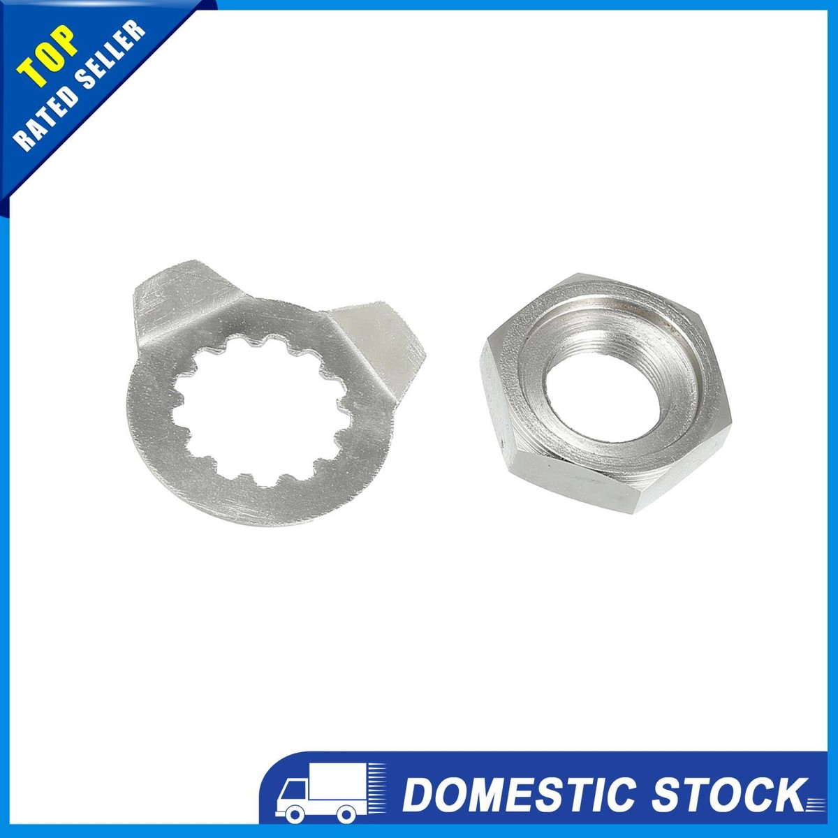 2pcs Front Sprocket Holder Lock Nut & Bolt Washer 90179-18020 for