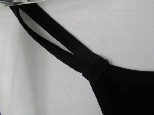 Sujetador deportivo Fruit of the Loom talla 32 algodón negro liso alambre negro espalda libre - Imagen 8 de 11
