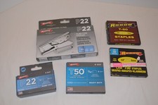Arrow P22 Plier Type Stapler with 1/4 6mm 5/16 8 mm Lot
