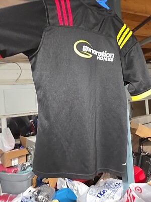 ADIDAS CHIEFS RUGBY HOME 2016-2017 BLACK JERSEY MAILLOT