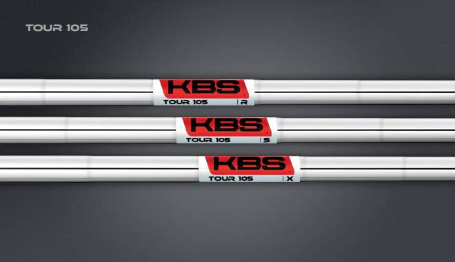NEW KBS TOUR 105 CHROME IRON GOLF SHAFT. CHOOSE FLEX. .355 TIP | eBay