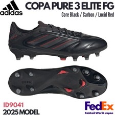adidas Soccer Cleats COPA PURE 3 ELITE FG Core Black/Carbon/Lucid Red ID9041 NEW