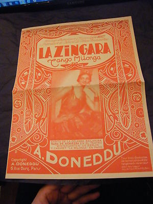 Partition La Zingara A. Doneddu 1959