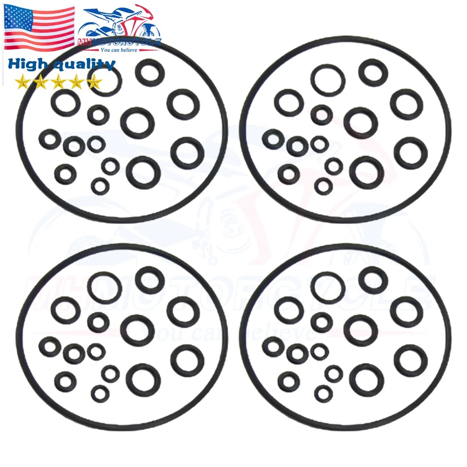 4pcs For 1980-1983 Honda GL1100 Goldwing 1100 Carburetor Rebuild Repair Kit-US - Image 4 of 4