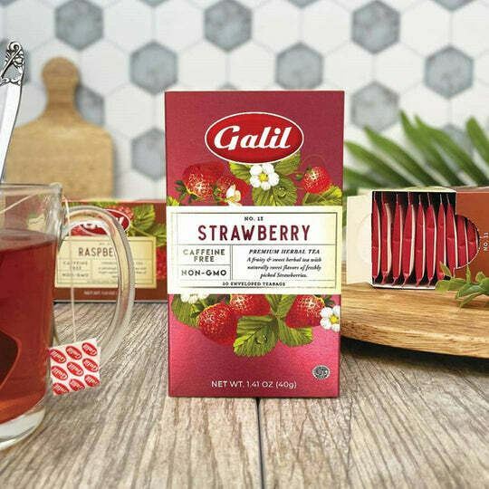 Galil Variety Pack Herbal Tea 5 Flavor Tea Sampler, 120 Tea Bags
