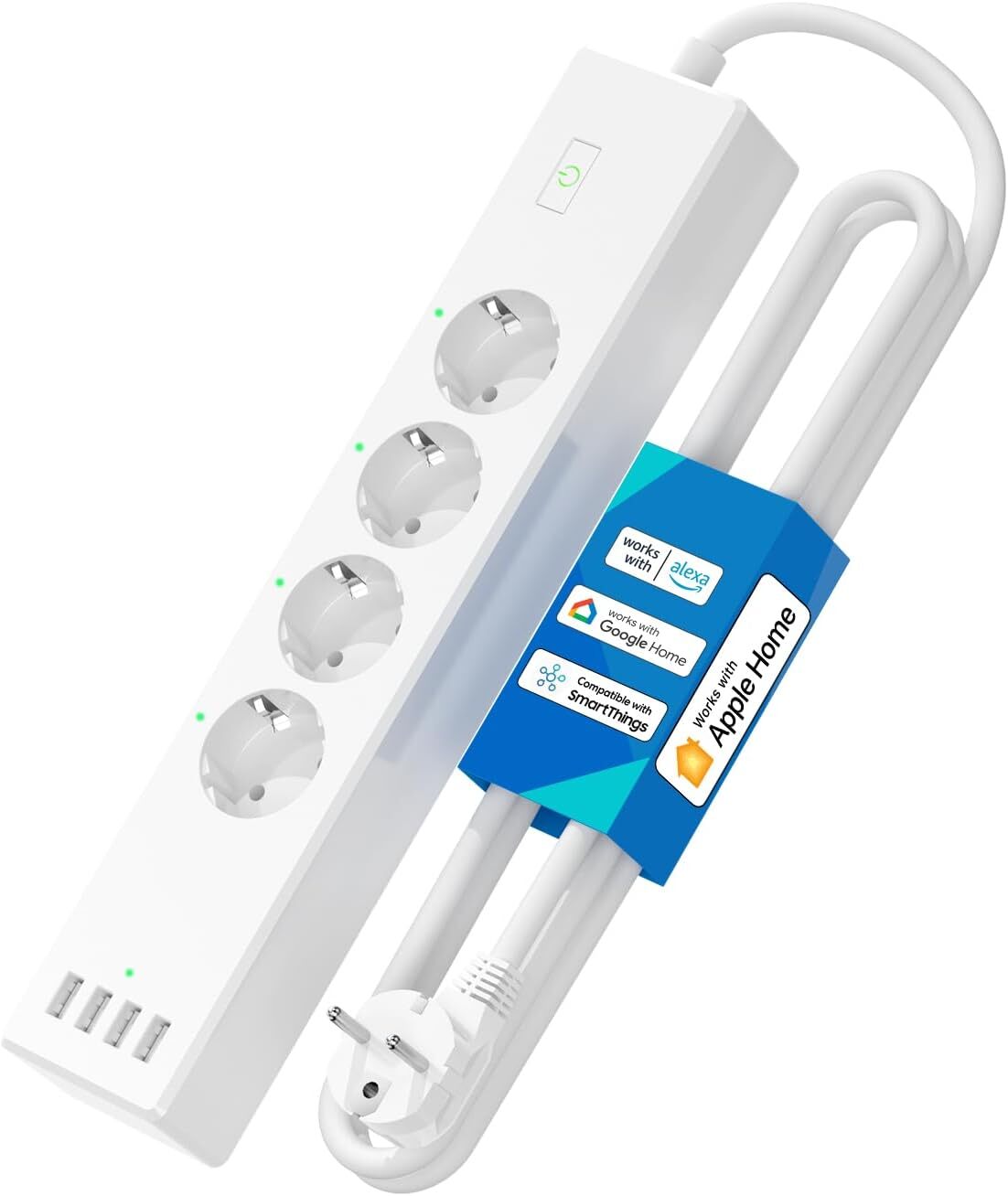 Meross Ciabatta Multipresa Smart Con HomeKit e Alexa, WiFi...