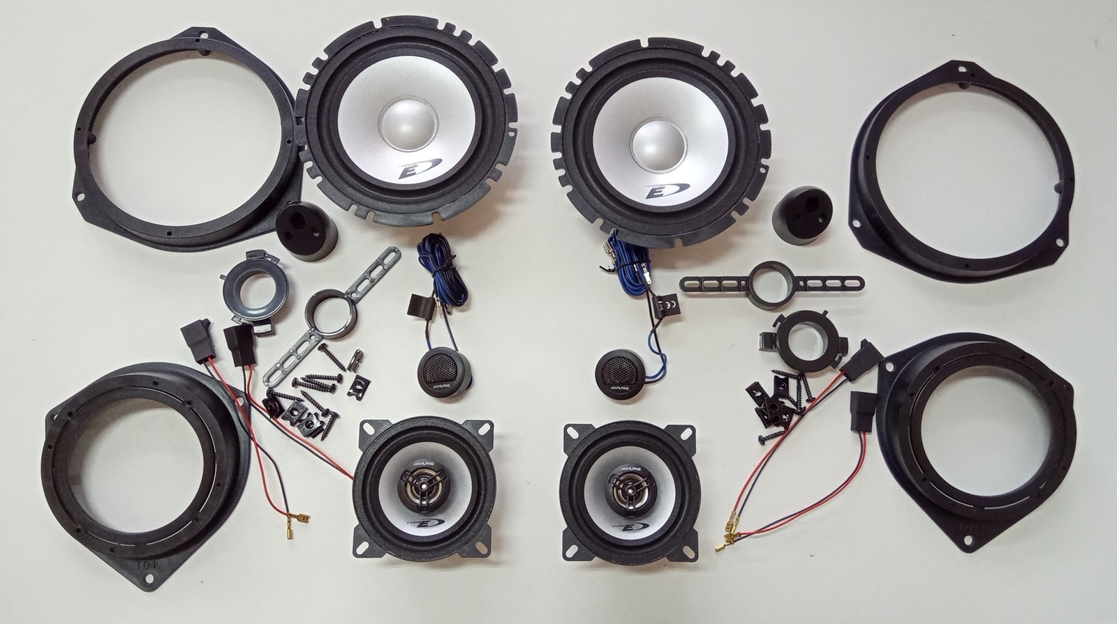 Upgrade Audio Fiat 500 (2015+): Kit Alpine SXE 280W Completo