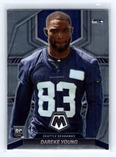 2022 Panini Mosaic Dareke Young ROOKIE #349 Seattle Seahawks RC