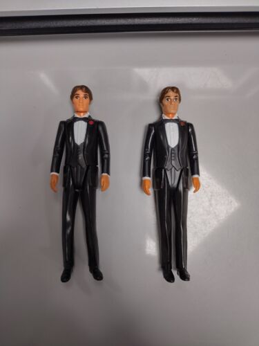 KENNER PROTOTYPE FIRST SHOT GLAMOUR GALS TUXEDO MAN & PRODUCTION FIGURE 1981 - Picture 1 of 11